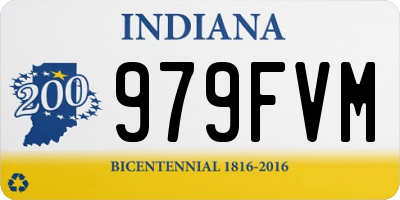 IN license plate 979FVM