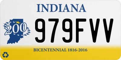IN license plate 979FVV