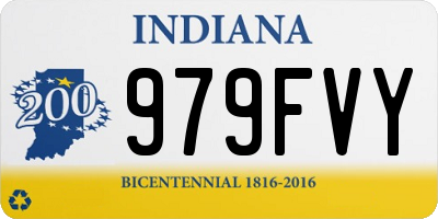 IN license plate 979FVY