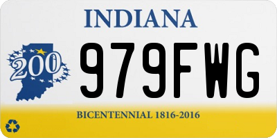 IN license plate 979FWG