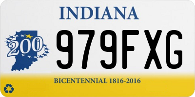 IN license plate 979FXG