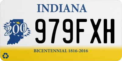 IN license plate 979FXH