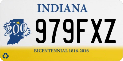 IN license plate 979FXZ
