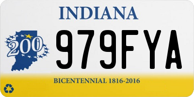 IN license plate 979FYA