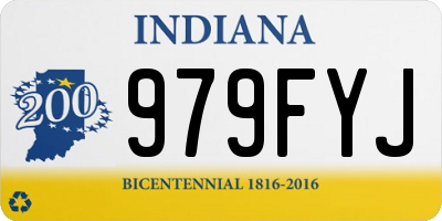 IN license plate 979FYJ