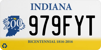 IN license plate 979FYT