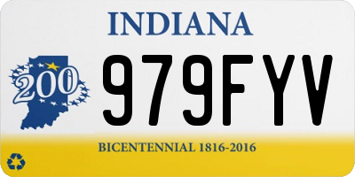 IN license plate 979FYV