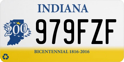IN license plate 979FZF
