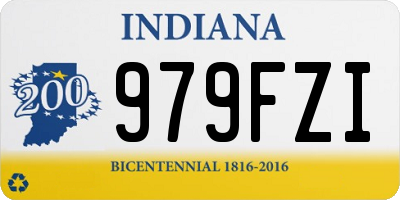 IN license plate 979FZI