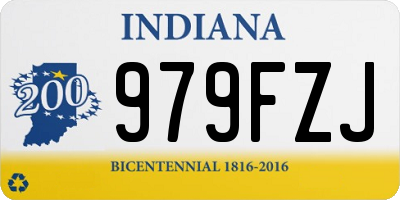 IN license plate 979FZJ
