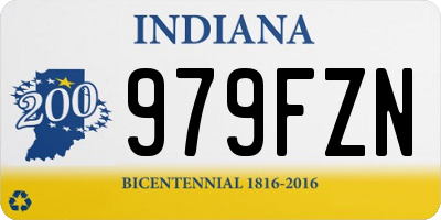 IN license plate 979FZN