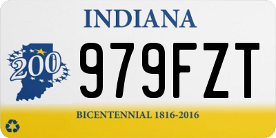IN license plate 979FZT