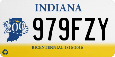 IN license plate 979FZY