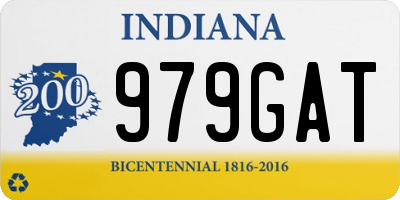 IN license plate 979GAT