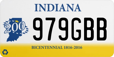 IN license plate 979GBB