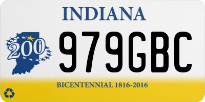 IN license plate 979GBC