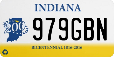 IN license plate 979GBN