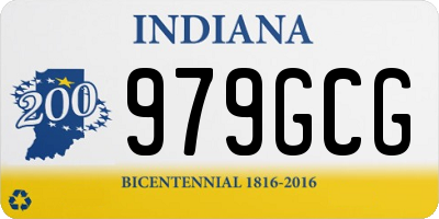 IN license plate 979GCG