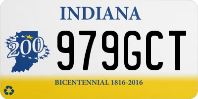 IN license plate 979GCT