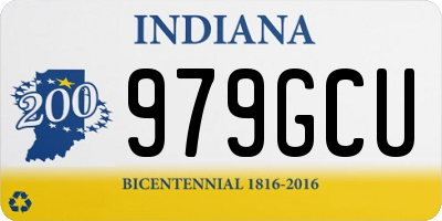 IN license plate 979GCU