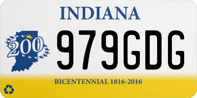 IN license plate 979GDG