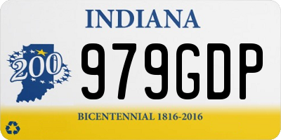 IN license plate 979GDP