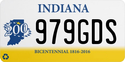 IN license plate 979GDS