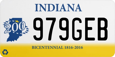 IN license plate 979GEB