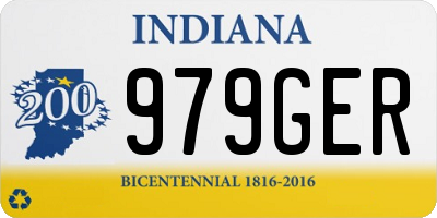 IN license plate 979GER