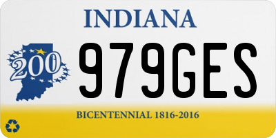 IN license plate 979GES