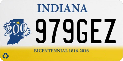 IN license plate 979GEZ