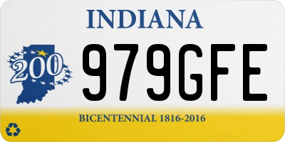 IN license plate 979GFE
