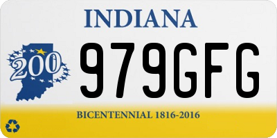 IN license plate 979GFG