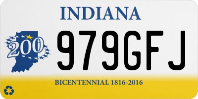 IN license plate 979GFJ
