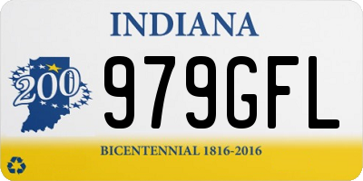IN license plate 979GFL