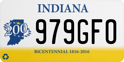 IN license plate 979GFO
