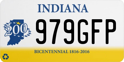 IN license plate 979GFP