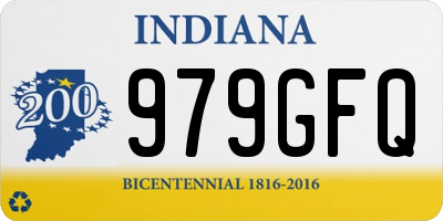 IN license plate 979GFQ