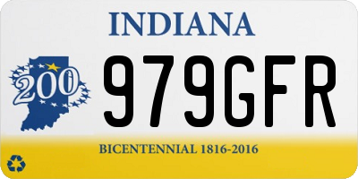 IN license plate 979GFR