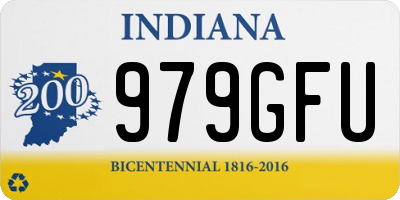 IN license plate 979GFU
