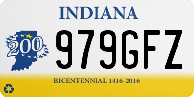 IN license plate 979GFZ