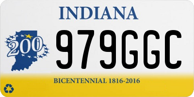 IN license plate 979GGC