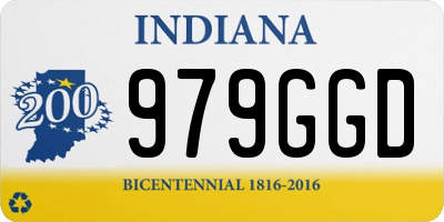 IN license plate 979GGD