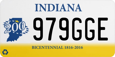 IN license plate 979GGE