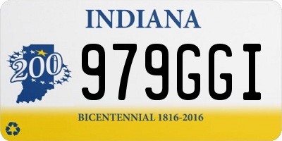 IN license plate 979GGI