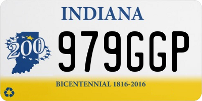 IN license plate 979GGP