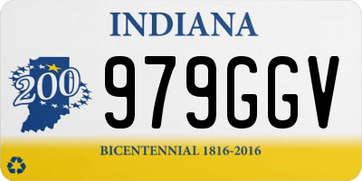 IN license plate 979GGV