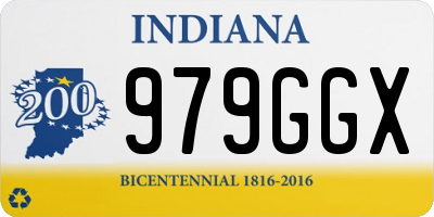 IN license plate 979GGX