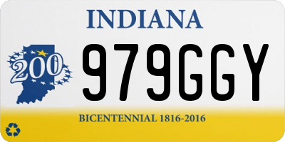 IN license plate 979GGY