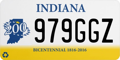 IN license plate 979GGZ